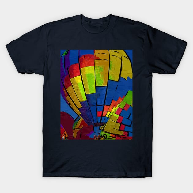 The Blue Balloon T-Shirt by KirtTisdale